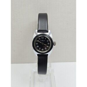 Vintage Roger Albert Womens Sports Manual Wind Watch 23mm Leather Works